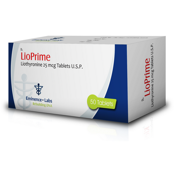 Lioprime (T3 Liothyronine aka Cytomel) 25 mcg (50 tabs)
