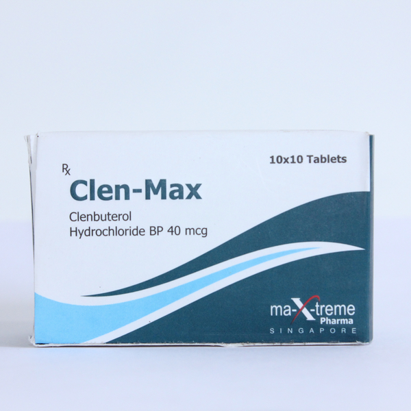 Clen-Max (Clenbuterol) 40mcg (100 pills)